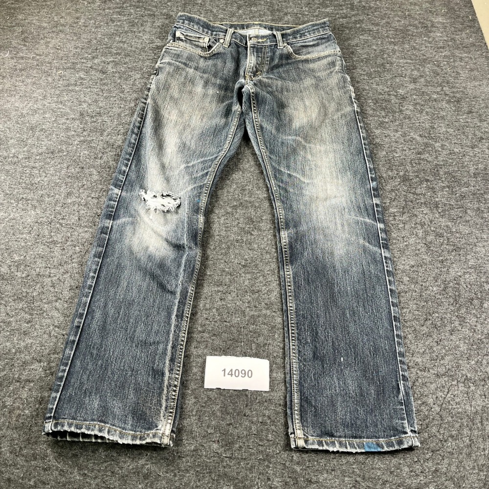 Denizen Levi's Jeans Mens 30x32 Blue Denim Cotton Stretch 5 Pockets Straight Leg